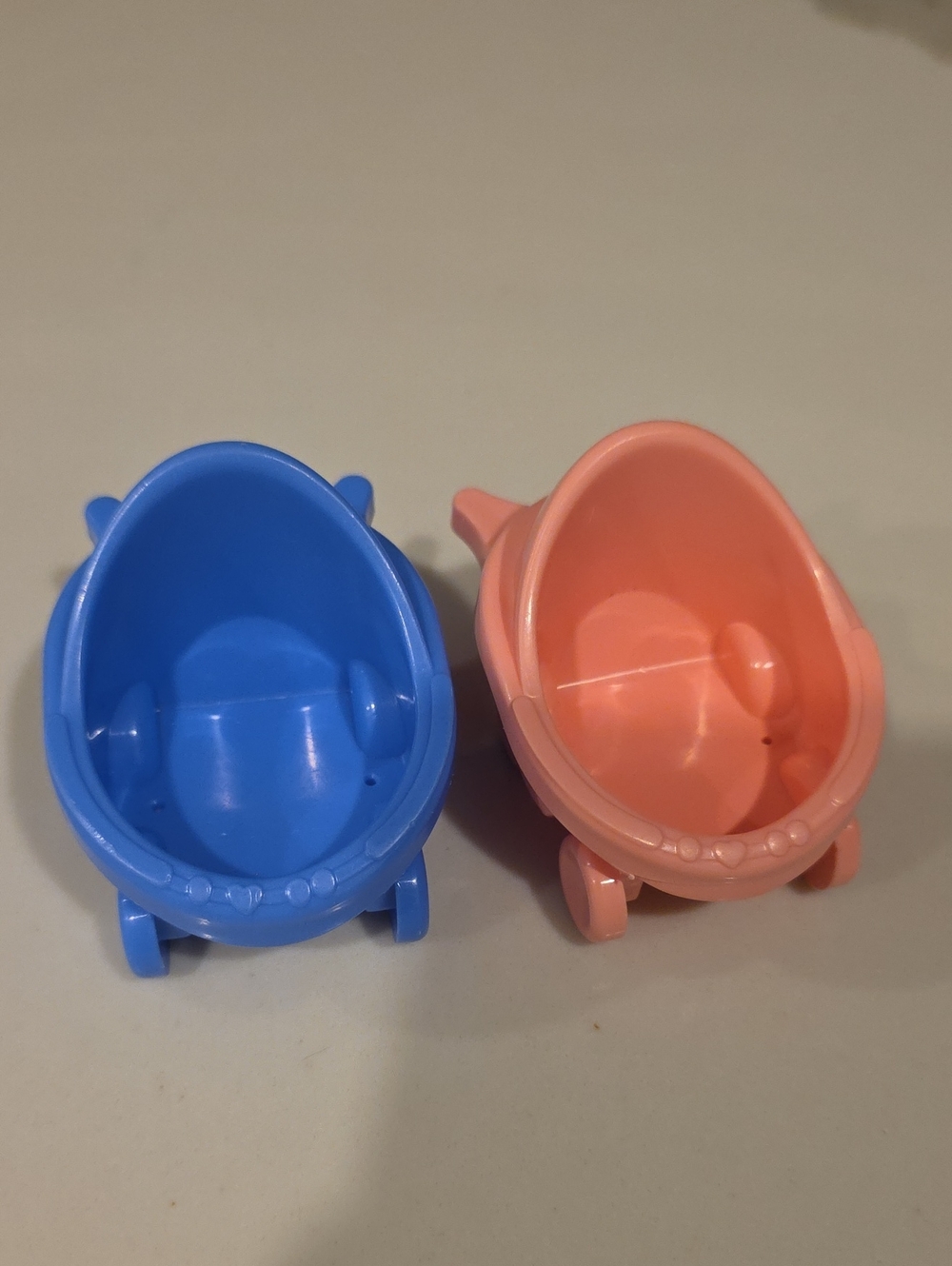 Fisher-Price Little People Baby Strollers Blue & Pink